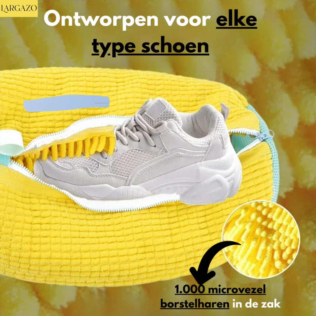 ProperSchoen Pro - Schoenenzak voor het moeiteloos verwijderen van vuil - Largazo.nl