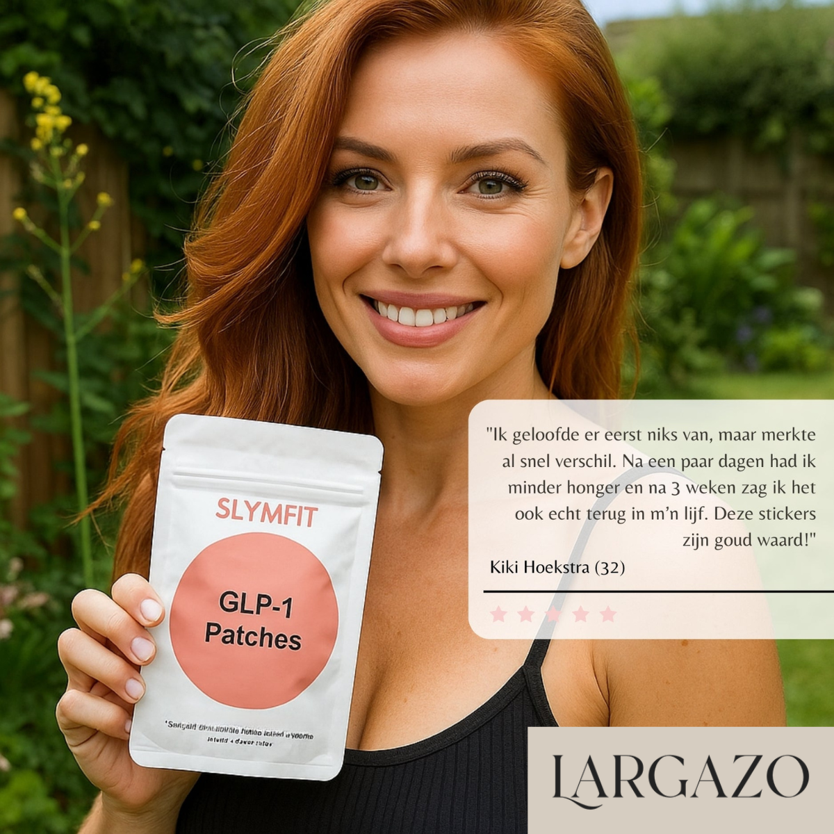 SlymFit GLP-1 Afslank Pleisters - Largazo.nl