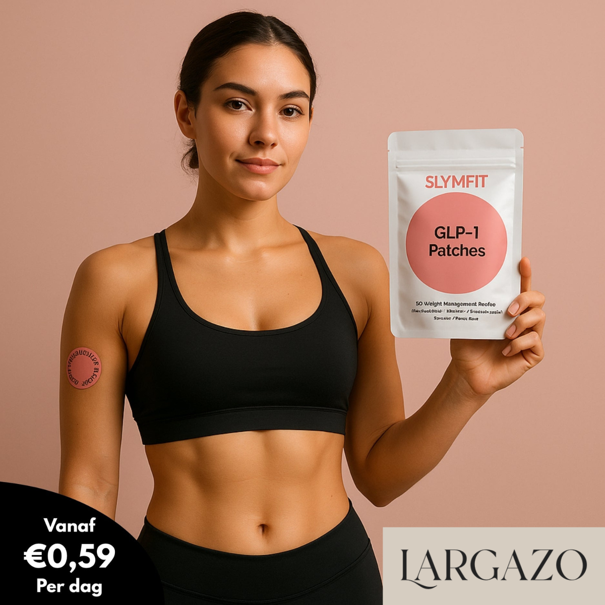 SlymFit GLP-1 Afslank Pleisters - Largazo.nl