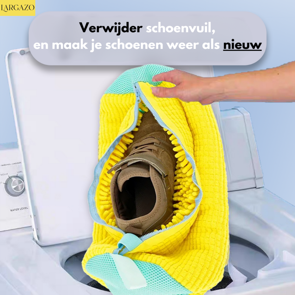 ProperSchoen Pro - Schoenenzak voor het moeiteloos verwijderen van vuil - Largazo.nl