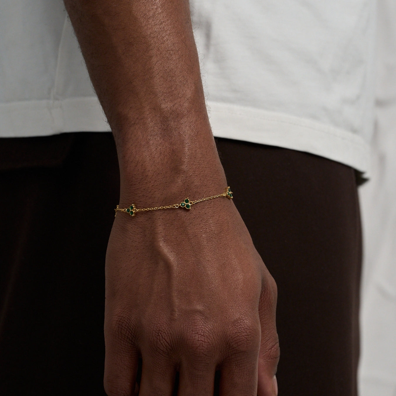 Green Clover Bracelet (Gold) - Largazo.nl