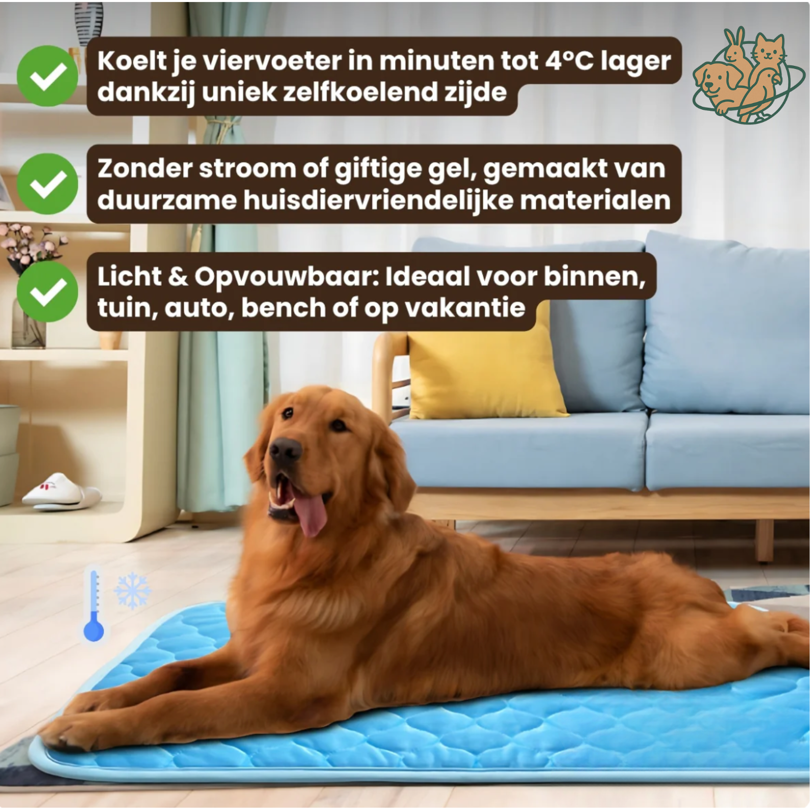 ChillNest - Huisdiermat - Largazo.nl