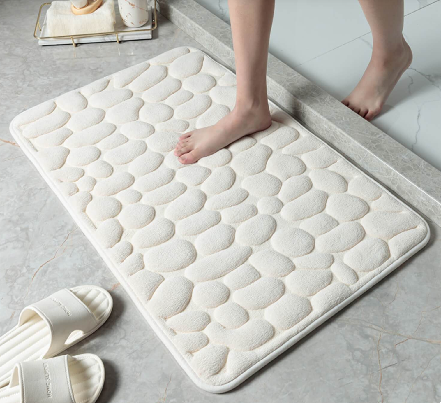 WaterZacht Antislip Badmat - Veiligheid en comfort voor jouw badkamer - Largazo.nl