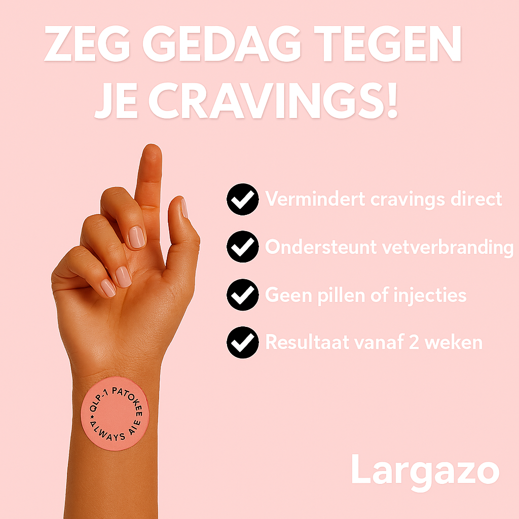 SlymFit GLP-1 Afslank Pleisters - Largazo.nl