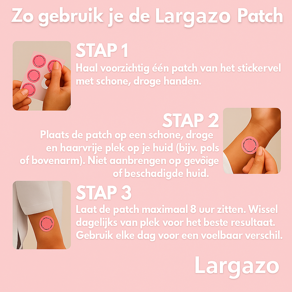 SlymFit GLP-1 Afslank Pleisters - Largazo.nl