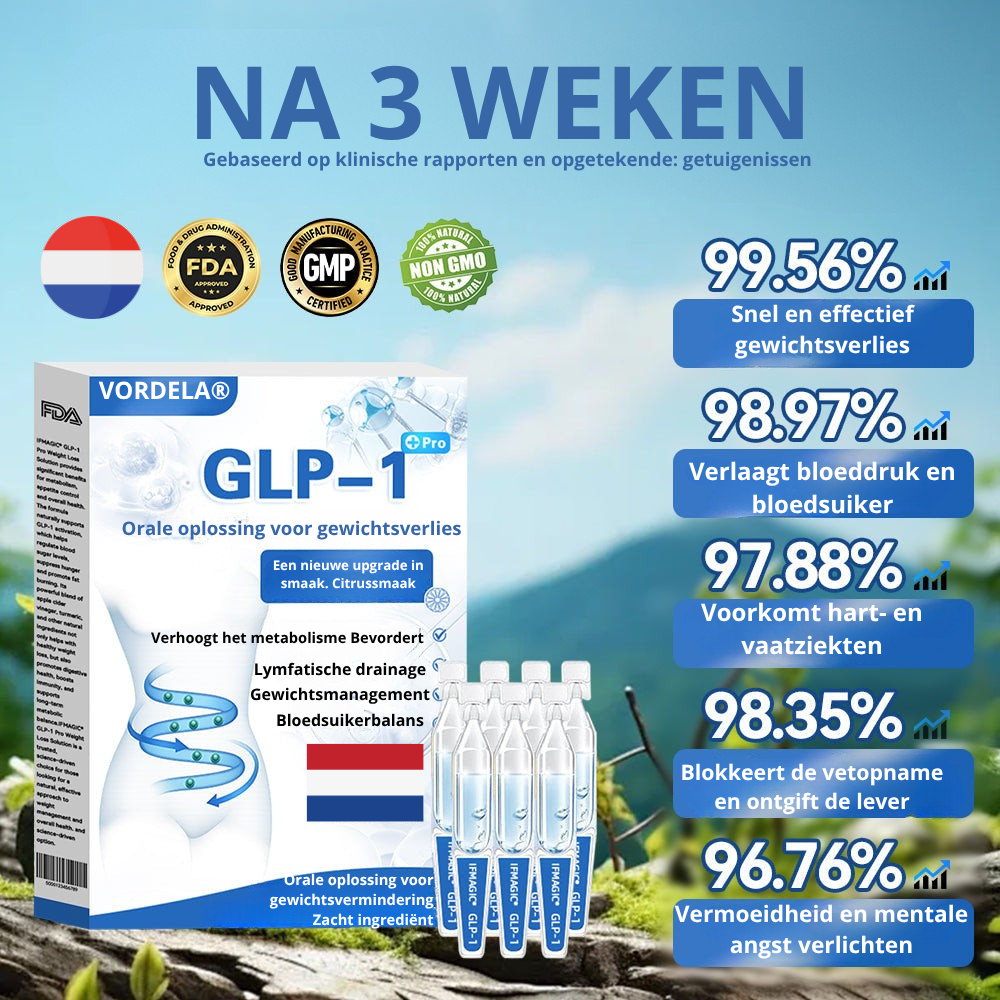 GLP-1 Pro orale oplossing voor gewichtsverlies - Largazo.nl